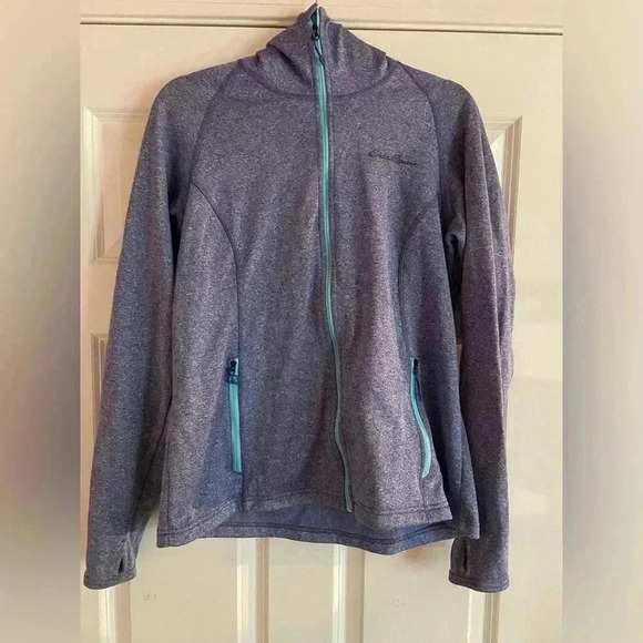 Eddie Bauer Women’s Large Zip Up Sweatshirt Hoodie - Picture 1 of 6